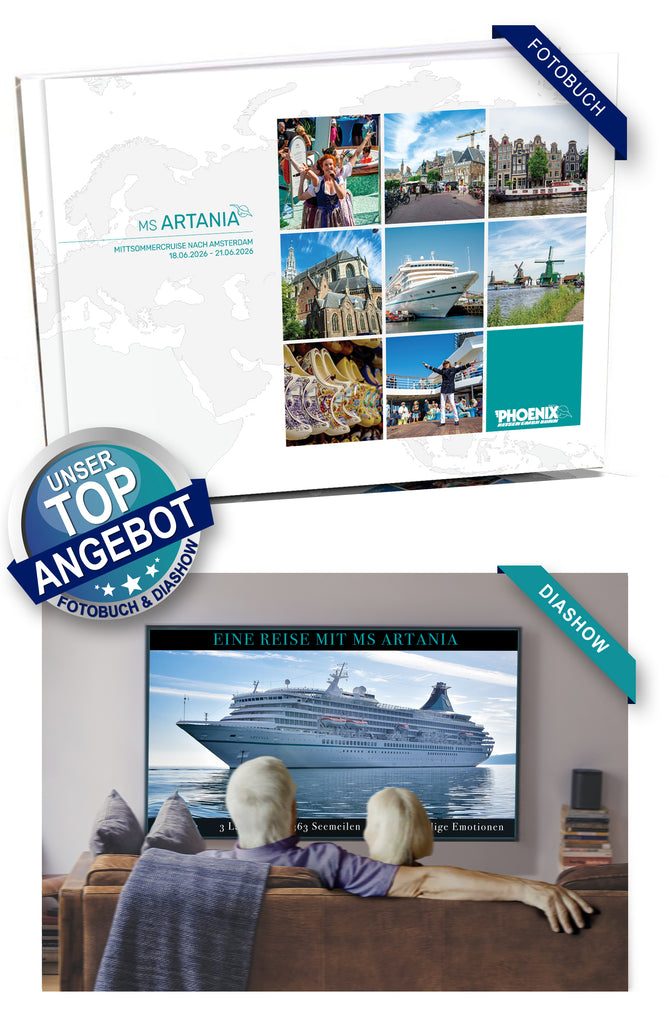 ART399_ Mittsommercruise nach Amsterdam mit MS Artania 18.06.2026 - 21.06.2026