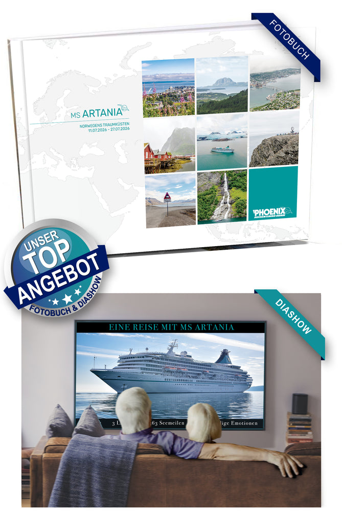 ART401_ Norwegens Traumküsten mit MS Artania 11.07.2026 - 27.07.2026