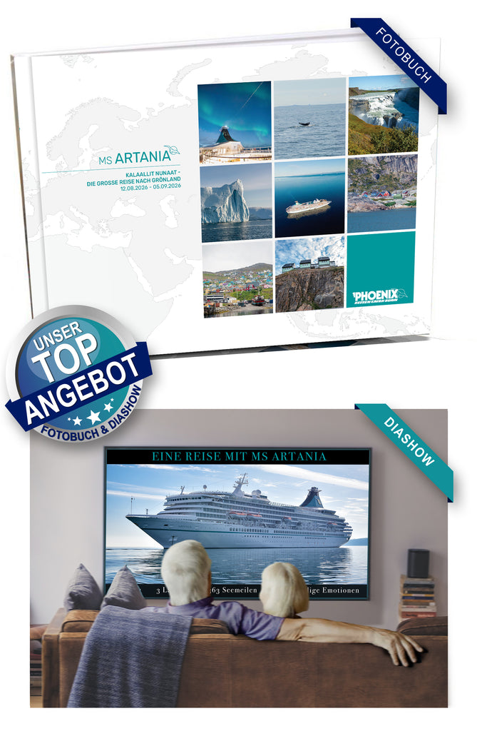 ART403_ Kalaallit Nunaat - Die große Reise nach Grönland mit MS Artania 12.08.2026 - 05.09.2026