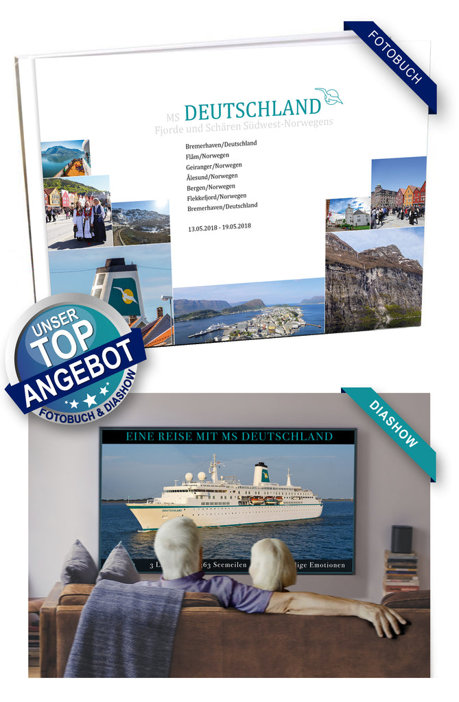 DEU023_ Fjorde und Schären Südwest-Norwegens mit MS Deutschland 13.05.2018 -19.05.2018