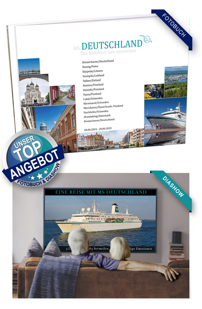 DEU081_ Das Baltikum neu entdecken mit MS Deutschland 04.06.2024 - 20.06.2024