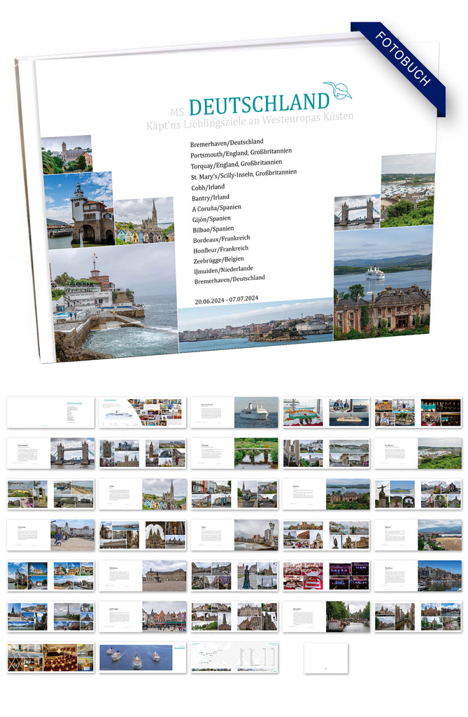 DEU082_ Käpt’ns Lieblingsziele an Westeuropas Küsten mit MS Deutschland 20.06.2024 - 07.07.2024