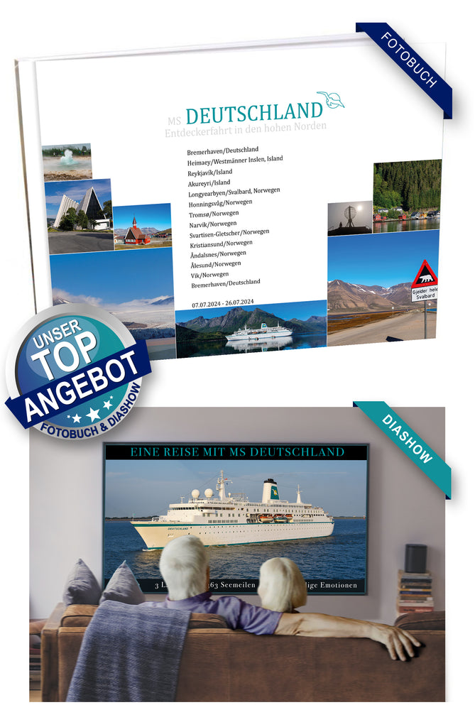 DEU083_ Entdeckerfahrt in den hohen Norden mit MS Deutschland 07.07.2024 - 26.07.2024