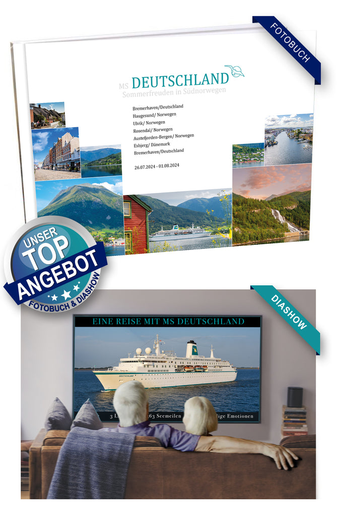 DEU084A_ Sommerfreuden in Südnorwegen mit MS Deutschland 26.07.2024 - 01.08.2024