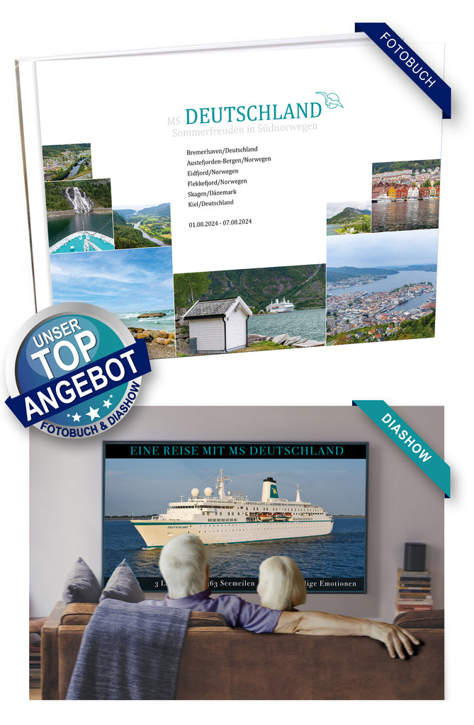 DEU084B_ Sommerfreuden in Südnorwegen mit MS Deutschland 01.08.2024 - 07.08.2024