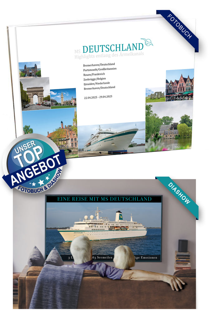 DEU087_ Highlights entlang des Ärmelkanals mit MS Deutschland 22.04.2025 - 29.04.2025