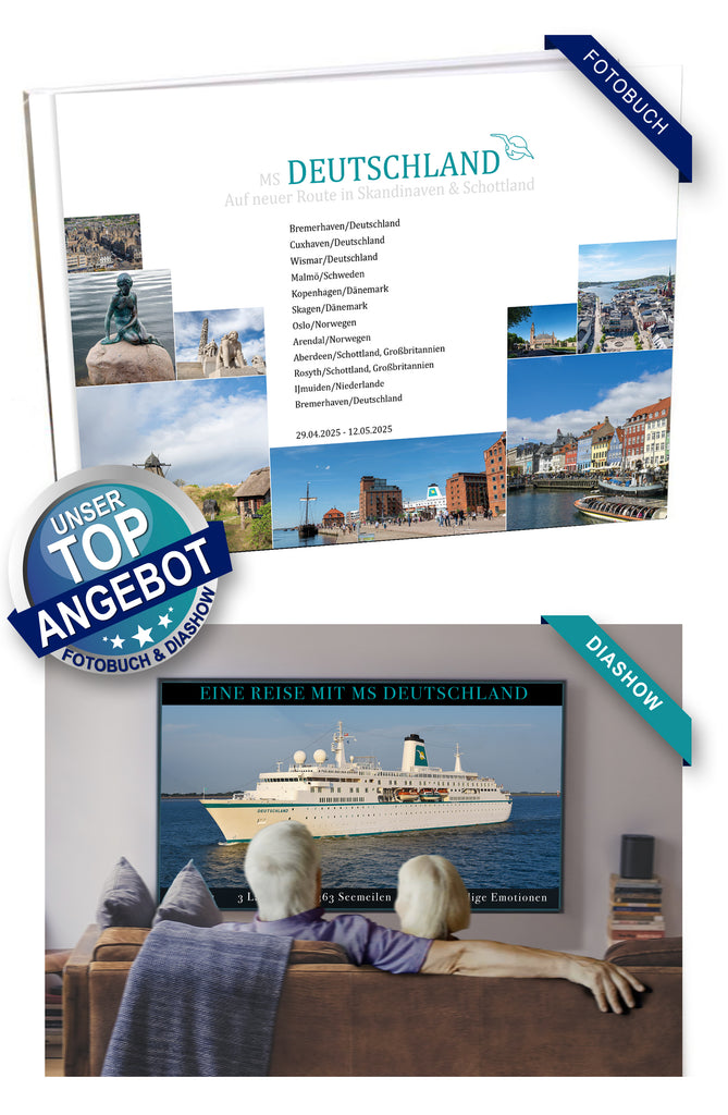 DEU088_ Auf neuer Route in Skandinaven & Schottland mit MS Deutschland 29.04.2025 - 12.05.2025