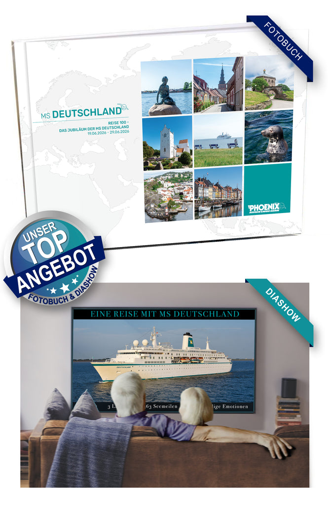 DEU100_ Reise 100 - Das Jubiläum der MS Deutschland 19.06.2026 - 29.06.2026