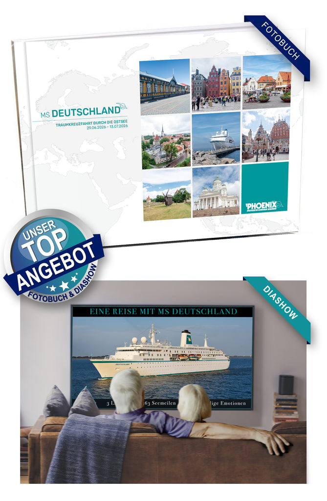 DEU101_ Traumkreuzfahrt durch die Ostsee mit MS Deutschland 29.06.2026 - 13.07.2026