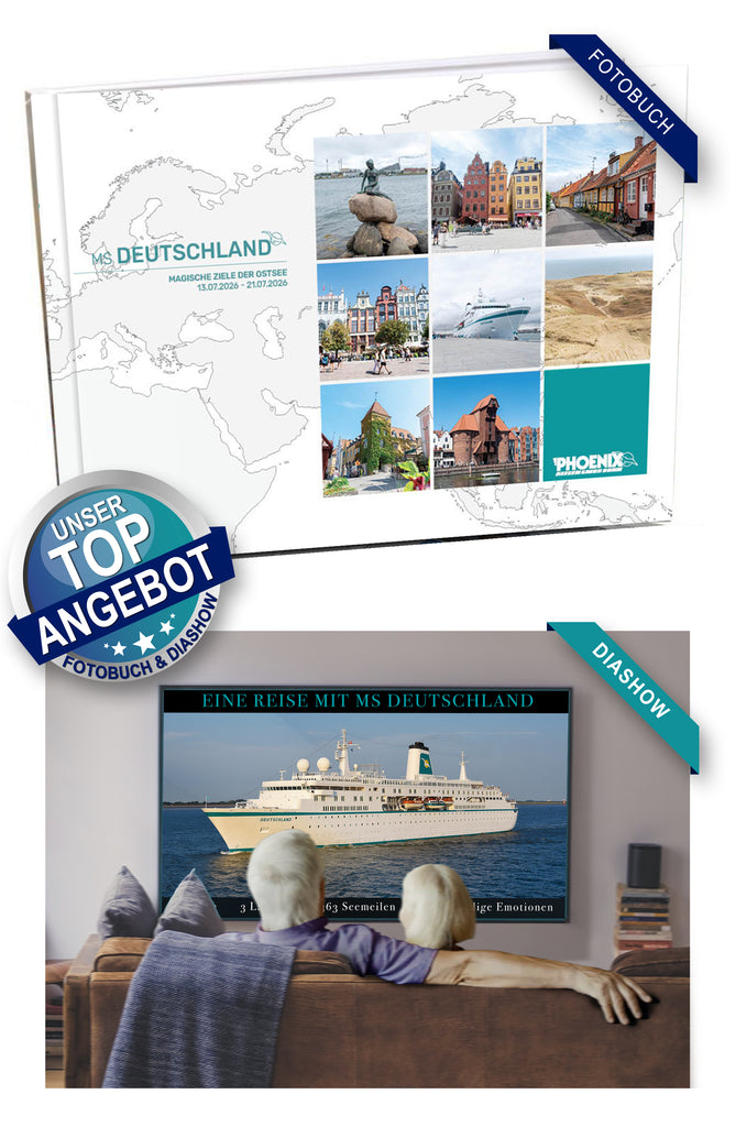 DEU102A_ Magische Ziele der Ostsee mit MS Deutschland 13.07.2026 - 21.07.2026