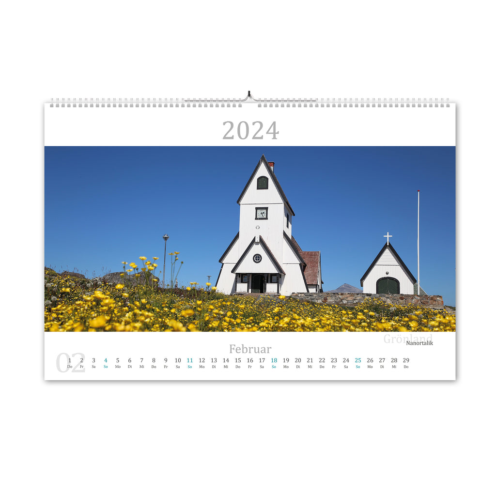 2024 Kalender in Grönland