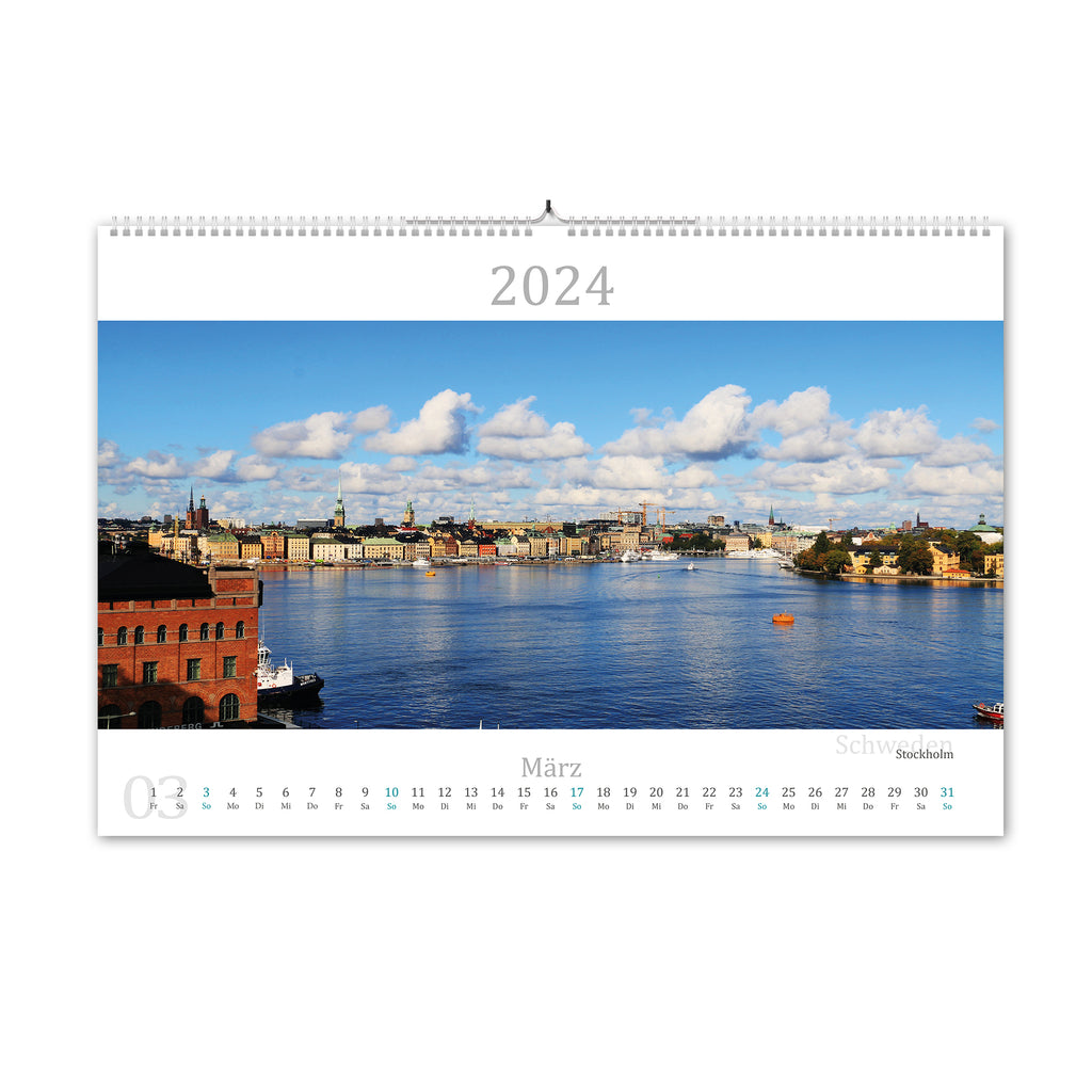 2024 Kalender in der Ostsee