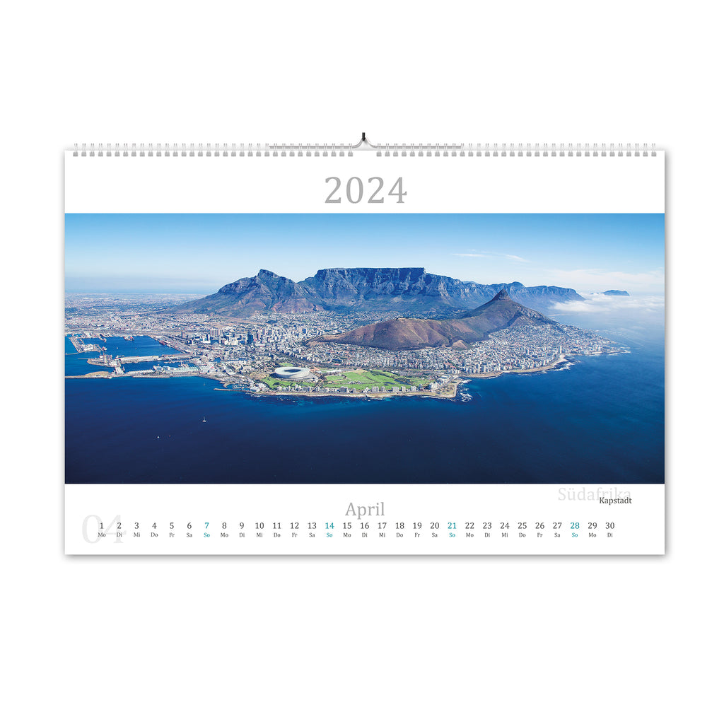 2024 Kalender rund um die Welt