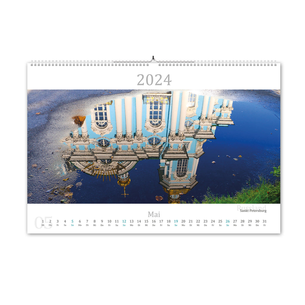 2024 Kalender in der Ostsee