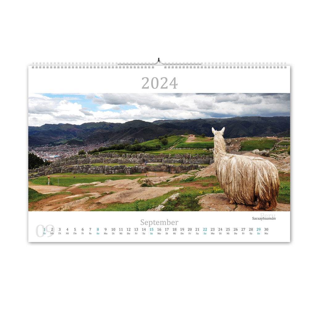 2024 Kalender rund um die Welt