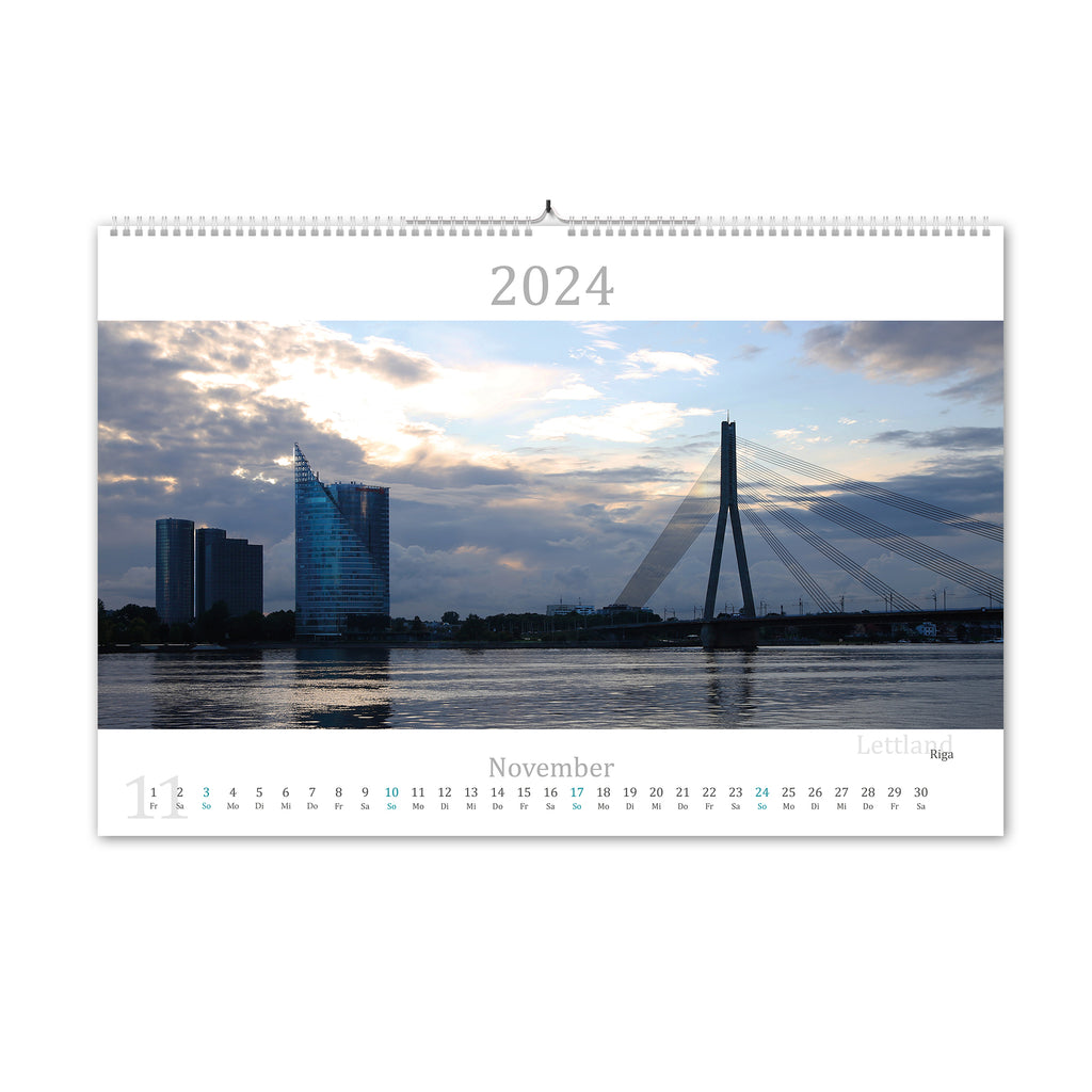 2024 Kalender in der Ostsee