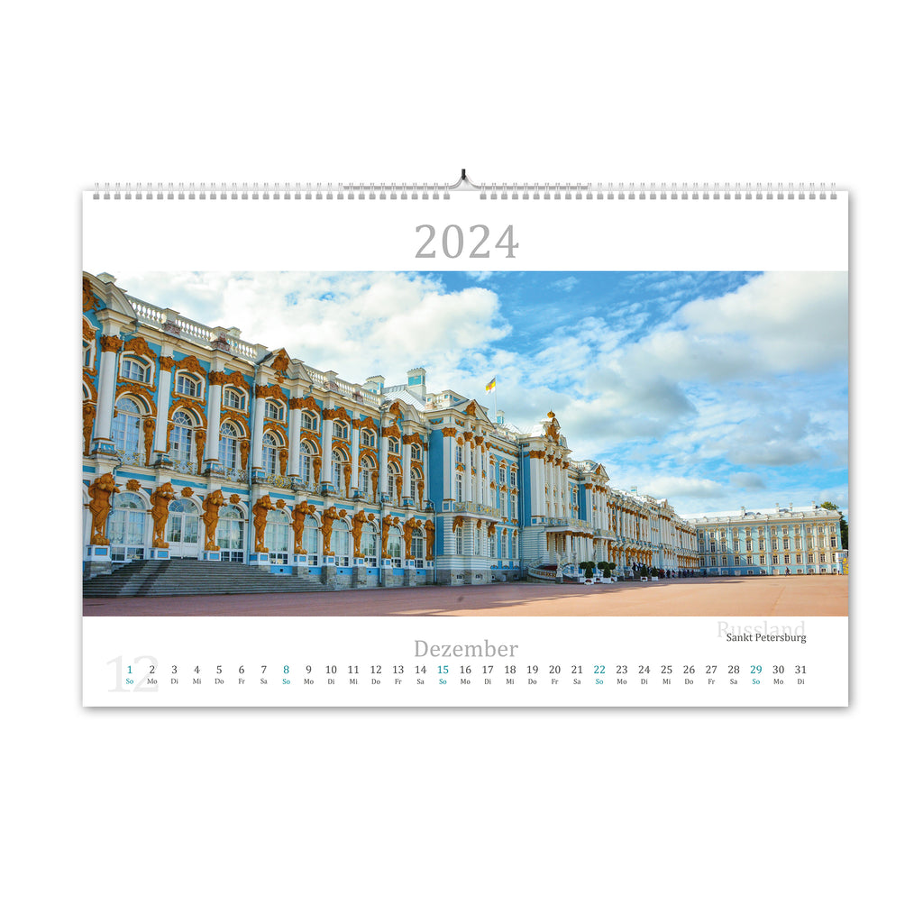 2024 Kalender in der Ostsee