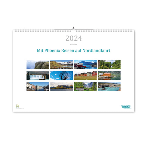 2024 Kalender in der Nordsee