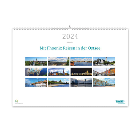 2024 Kalender in der Ostsee