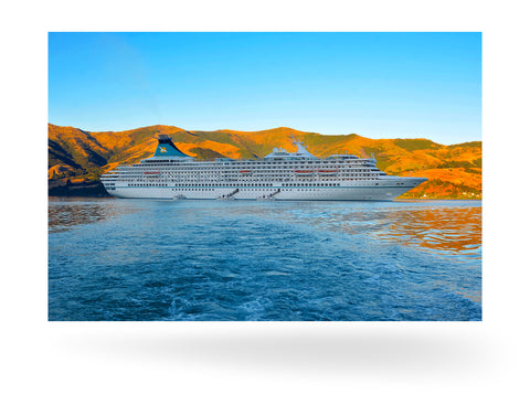 Akaroa, Neuseeland mit MS Artania