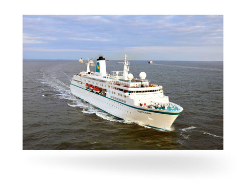 Bremerhaven, Deutschland mit MS Deutschland