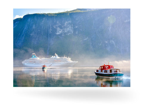 Nauste, Norwegen mit MS Artania