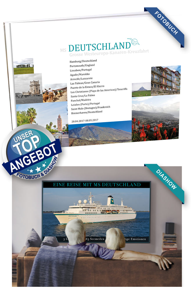 DEU011_ Grosse Westeuropa-Kanaren-Kreuzfahrt mit MS Deutschland 20.04.2017 - 08.05.2017