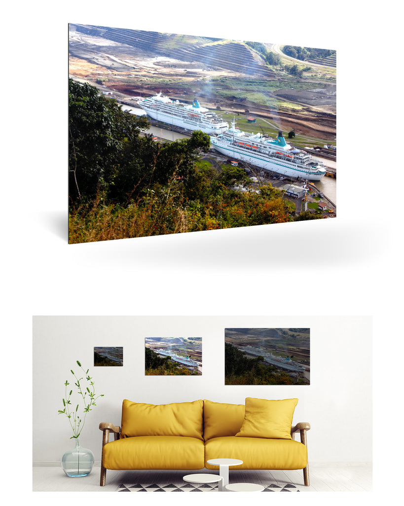 Panamakanal, Panama mit MS Amadea und MS Albatros