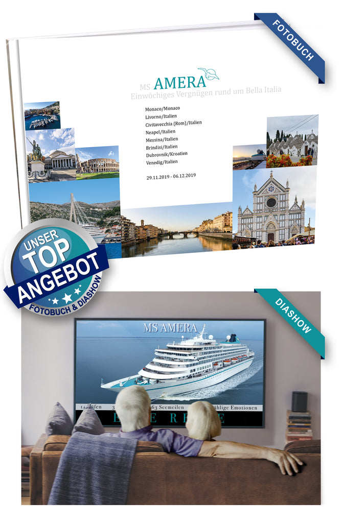 AMR013_ Einwöchiges Vergnügen rund um Bella Italia mit MS Amera 29.11.2019 - 06.12.2019