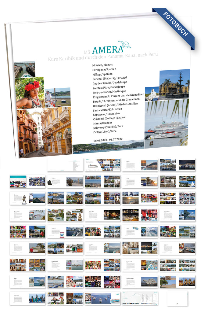 AMR017_ Kurs Karibik und durch den Panama-Kanal nach Peru mit MS Amera 06.01.2020 - 01.02.2020