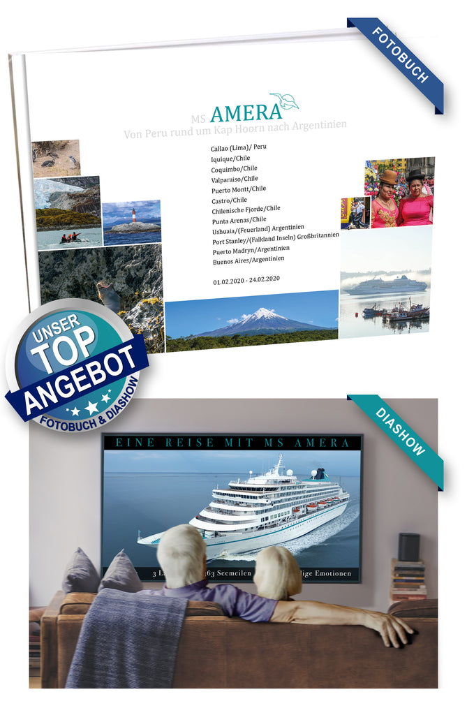 AMR018_ Von Peru rund um Kap Hoorn nach Argentinien mit MS Amera 01.02.2020 - 24.02.2020