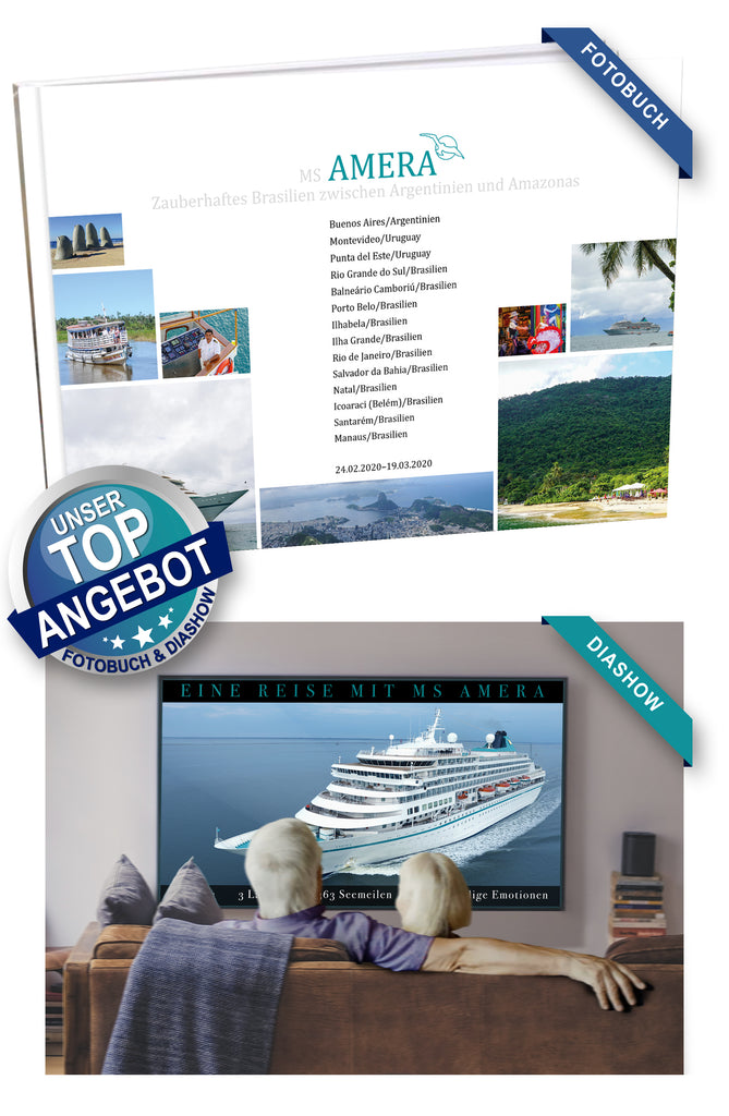 AMR019_ Zauberhaftes Brasilien zwischen Argentinien & Amazonas mit MS Amera 24.02.2020 - 19.03.2020
