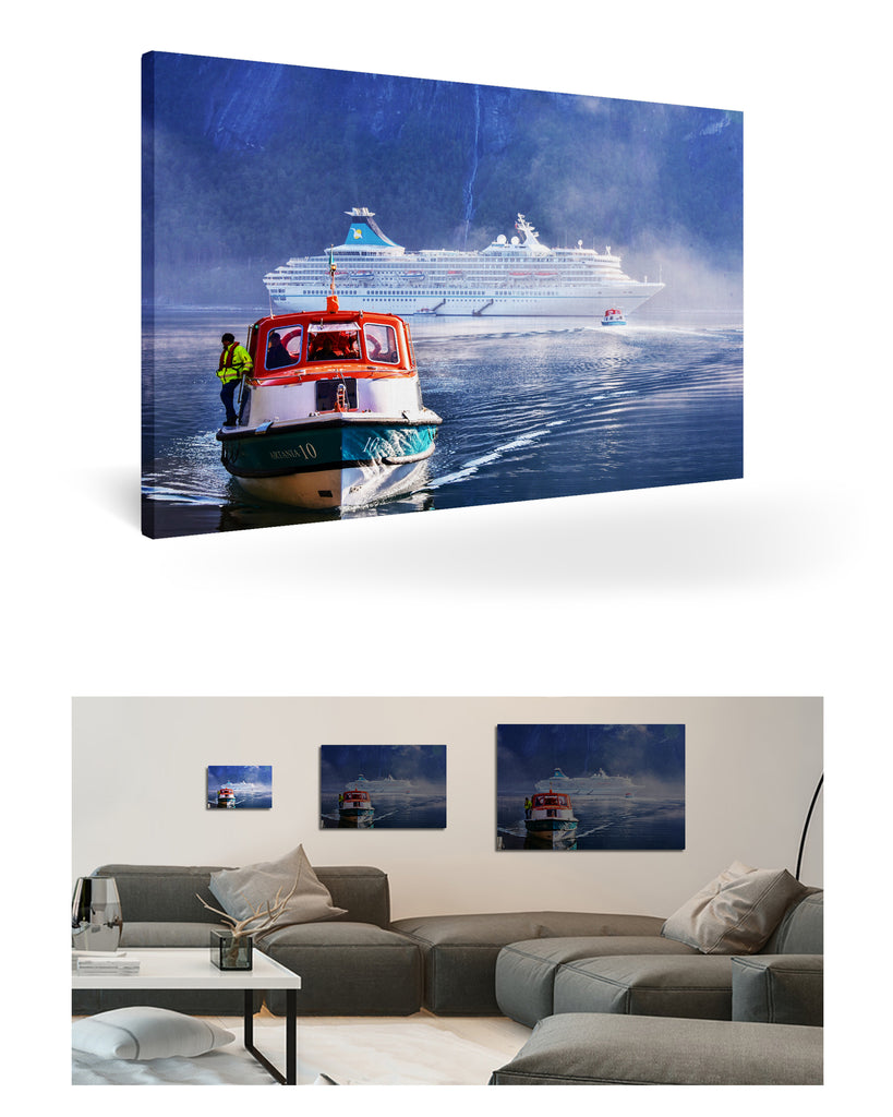 Nauste, Norwegen mit MS Artania