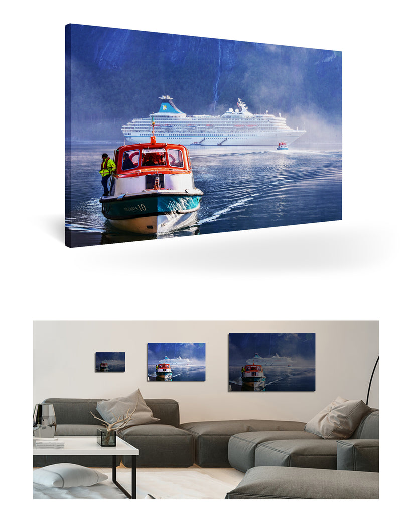 Nauste, Norwegen mit MS Artania