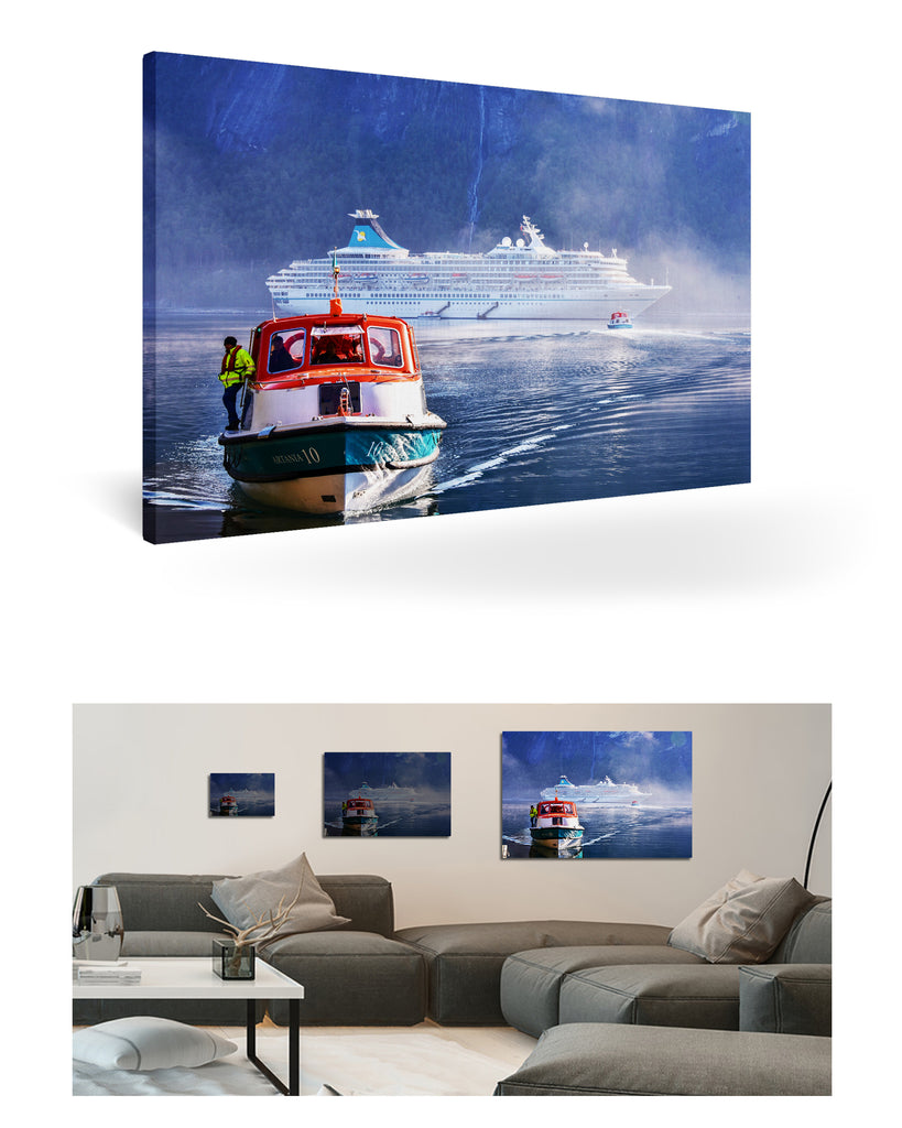 Nauste, Norwegen mit MS Artania