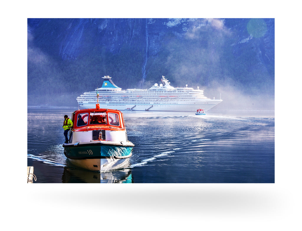 Nauste, Norwegen mit MS Artania