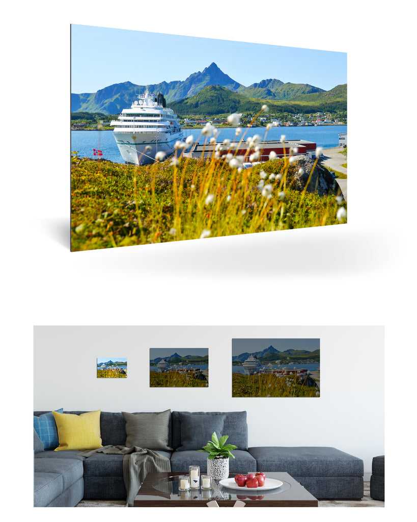 Leknes, Norwegen mit MS Amadea