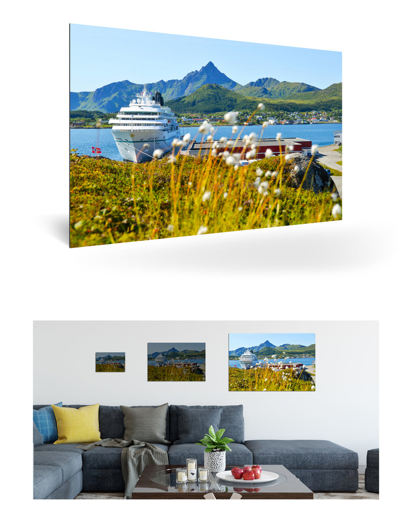 Leknes, Norwegen mit MS Amadea