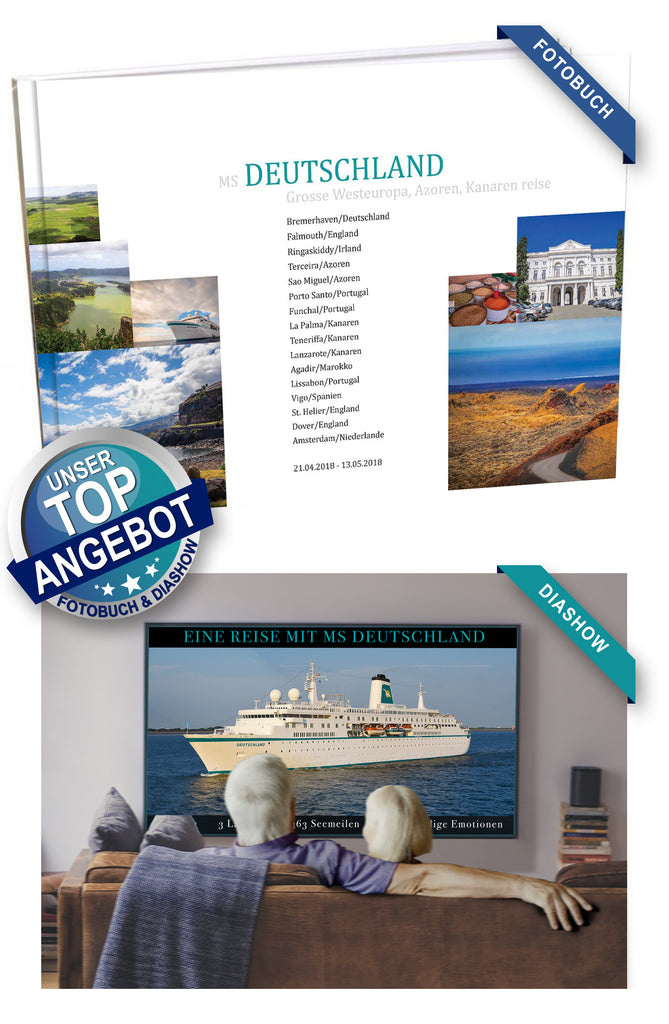 DEU022_ Grosse Westeuropa-Azoren-Kanaren-Reisen mit MS Deutschland 21.04.2018 - 13.05.2018