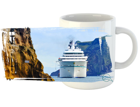 Heimaey, Island mit MS Amadea