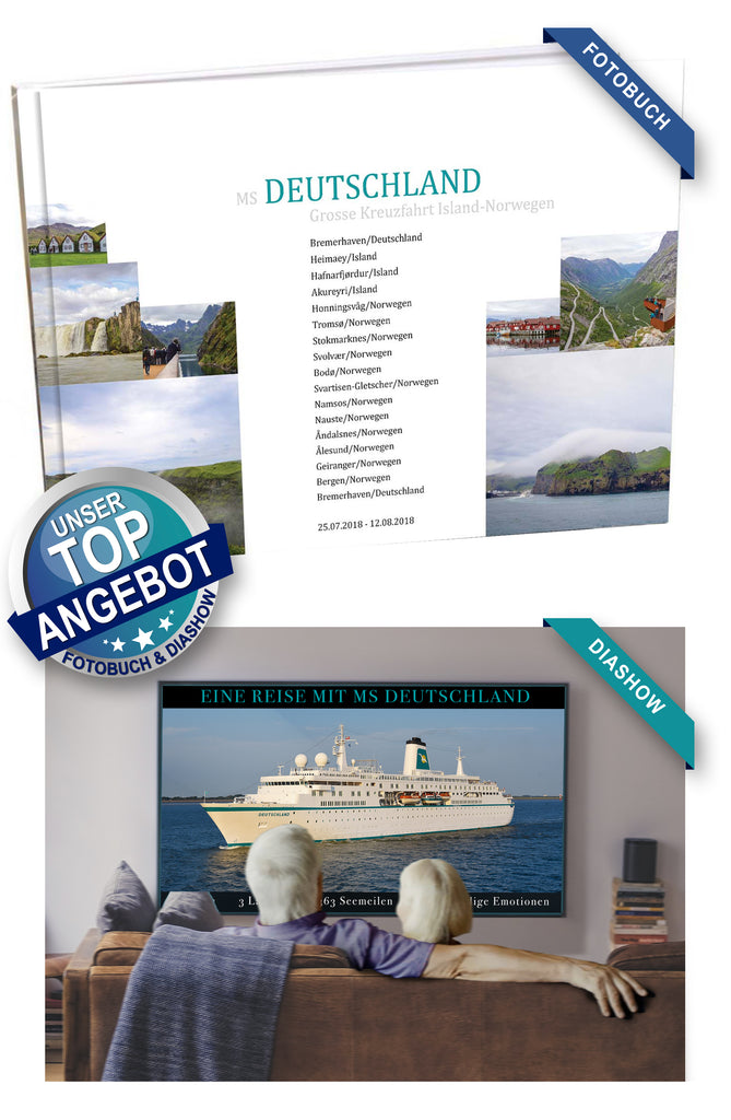 DEU030_ Grosse Kreuzfahrt Island - Norwegen mit MS Deutschland 25.07.2018 -12.08.2018