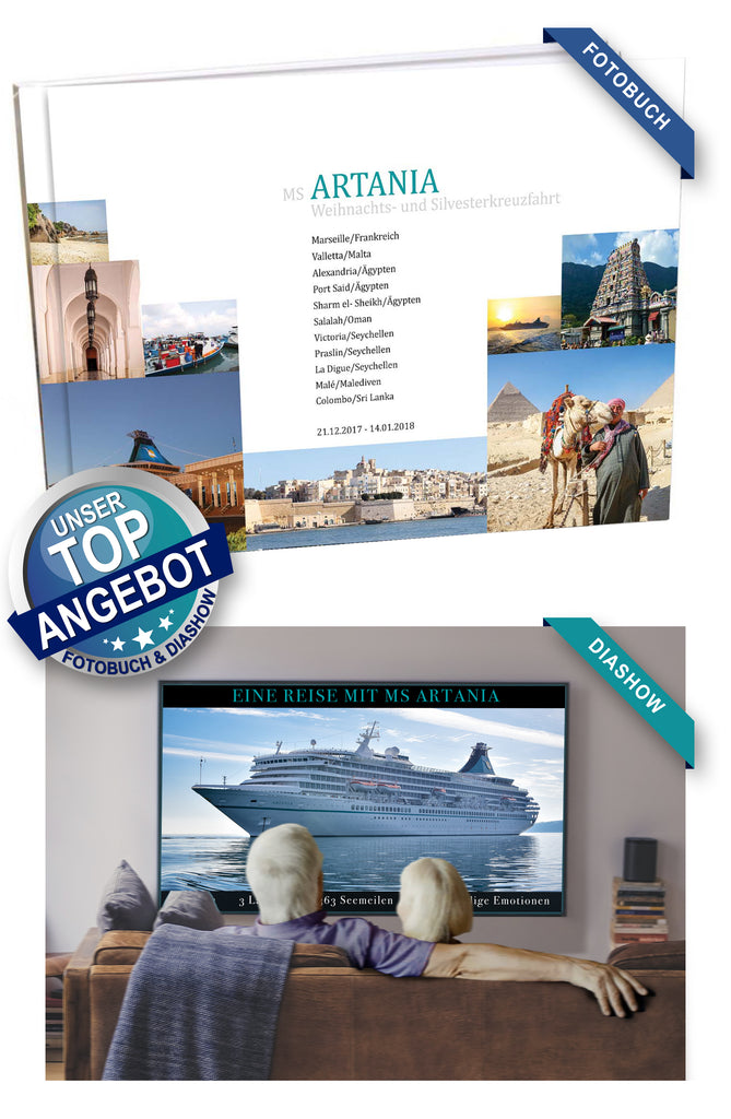 ART182_ Weihnachts- und Silvesterkreuzfahrt mit MS Artania 21.12.2017 - 14.01.2018