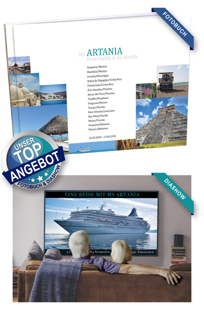 ART186_ vom Pazifik in die Karibik mit MS Artania 22.03.2018 - 15.04.2018