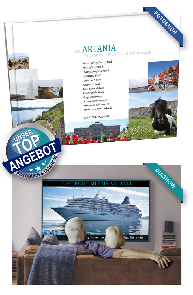 ART189_ Pfingsturlaub Kurs Island & Norwegen mit MS Artania 13.05.2018 – 29.05.2018