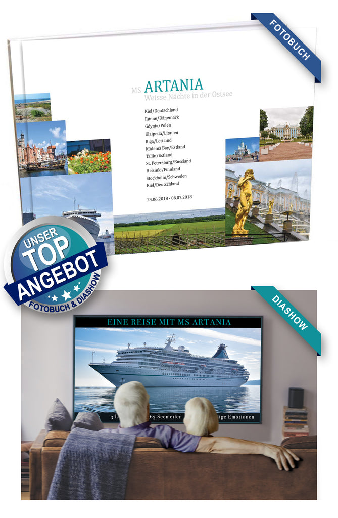 ART192_ »Weisse Nächte« in der Ostsee mit MS Artania 24.06.2018 – 06.07.2018