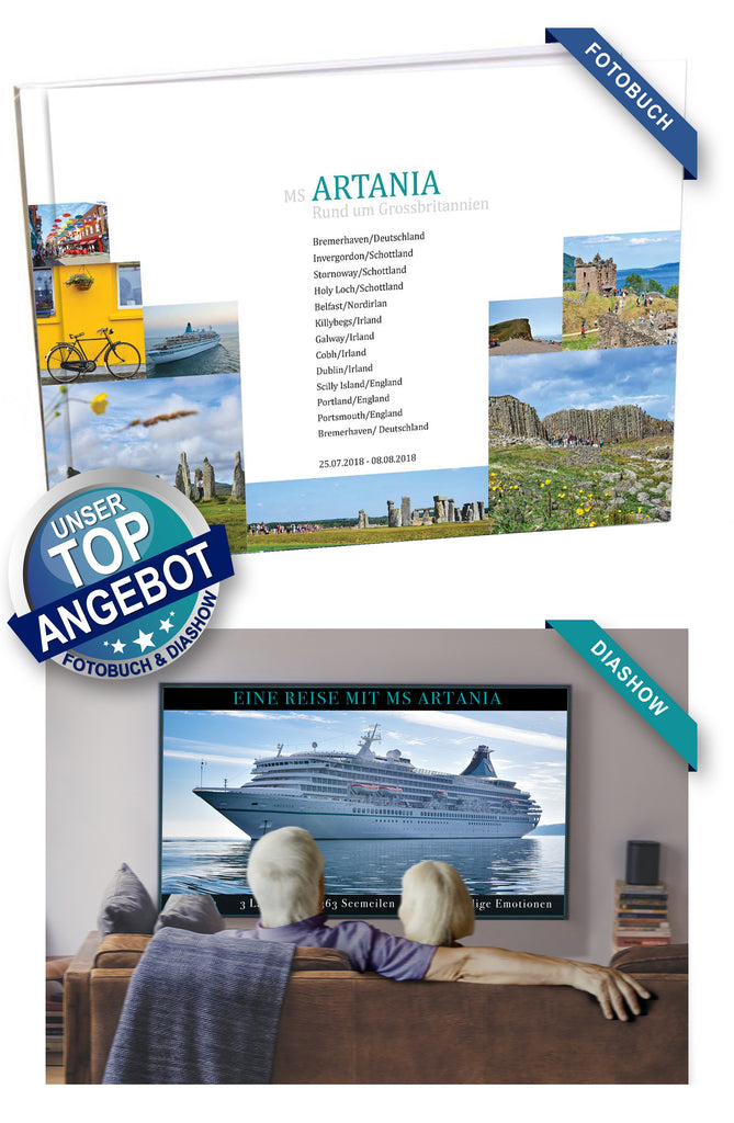 ART195_ Rund um Grossbritannien mit MS Artania 25.07.2018 – 08.08.2018