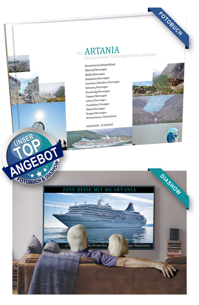 ART196_ Naturwunder Norwegen - Ganz intensiv mit MS Artania 08.08.2018 – 22.08.2018