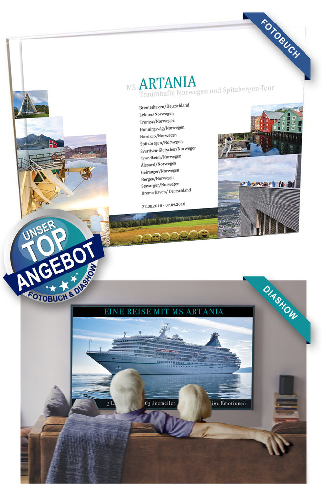 ART197_ Traumhafte Norwegen und Spitzbergen-Tour mit MS Artania 22.08.2018 – 07.09.2018