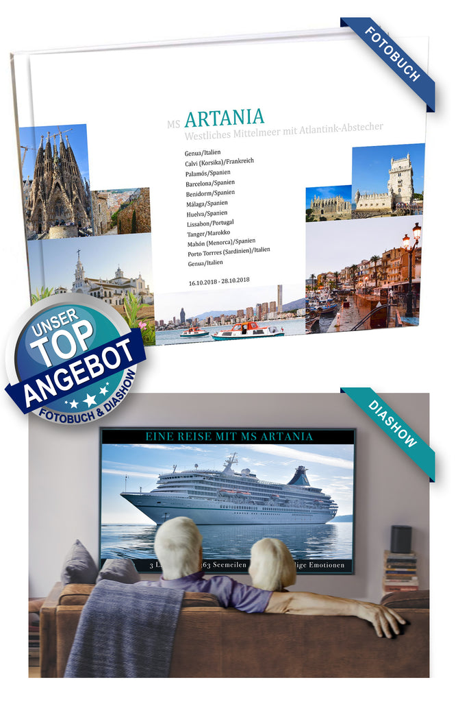 ART202_ Westliches Mittelmeer mit Atlantik-Abstecher mit MS Artania 16.10.2018 - 28.10.2018