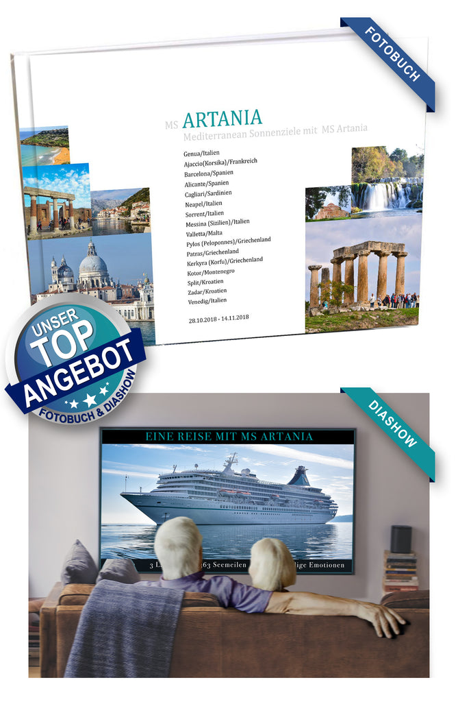 ART203_ Mediterrane Sonnenziele mit MS Artania 28.10.2018 - 14.11.2018